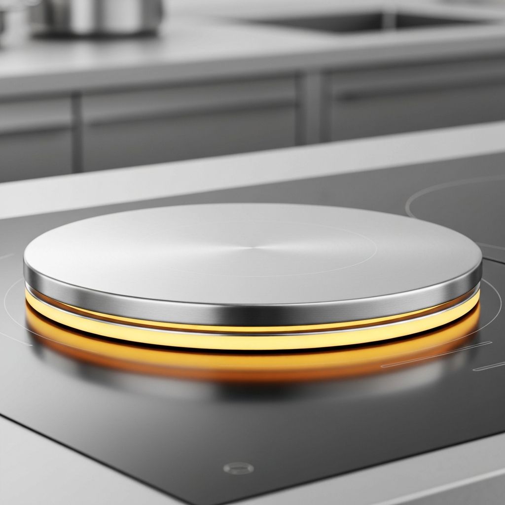 Mauviel induction interface disk adapter converter plate for copper cookware